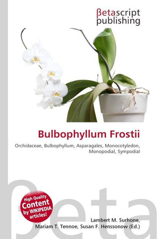 Bulbophyllum Frostii