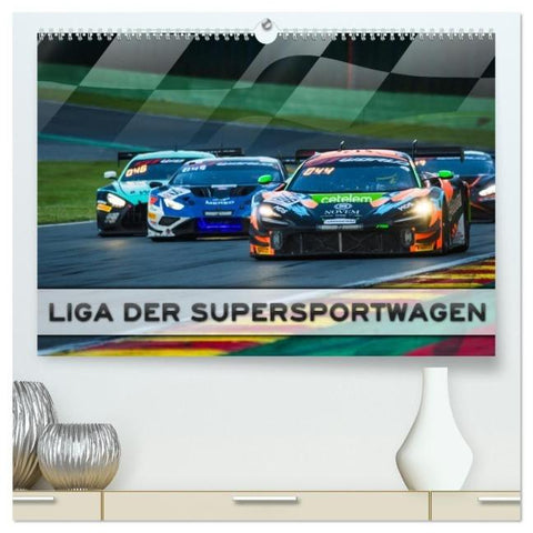 Liga der Supersportwagen (hochwertiger Premium Wandkalender 2026 DIN A2 quer), Kunstdruck in Hochglanz