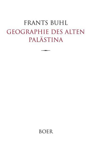 Geographie des alten Palästina