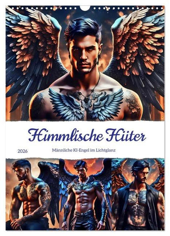 Himmlische Hüter (Wandkalender 2026 DIN A3 hoch), CALVENDO Monatskalender