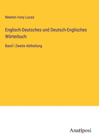 Englisch-Deutsches und Deutsch-Englisches Wörterbuch