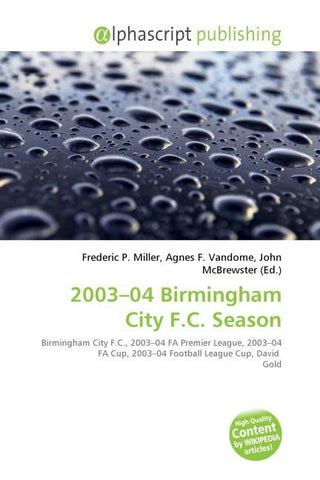 2003-04 Birmingham City F.C. Season