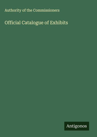 Official Catalogue of Exhibits