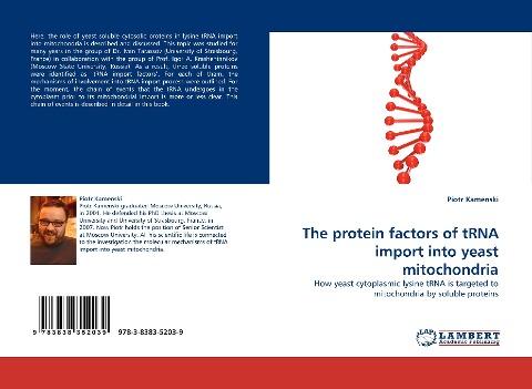 The protein factors of tRNA import into yeast mitochondria