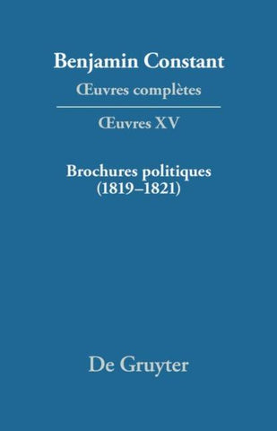 Brochures politiques (1819–1821)