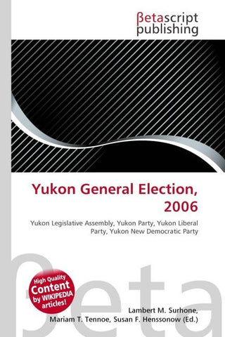 Yukon General Election, 2006