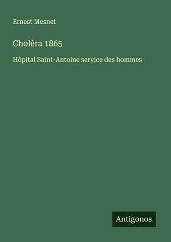 Choléra 1865