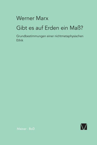 Gibt es auf Erden ein Maß?