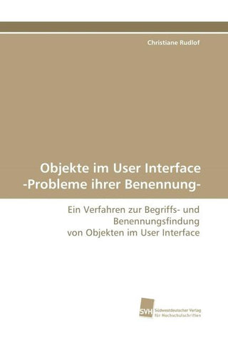 Objekte im User Interface -Probleme ihrer Benennung-