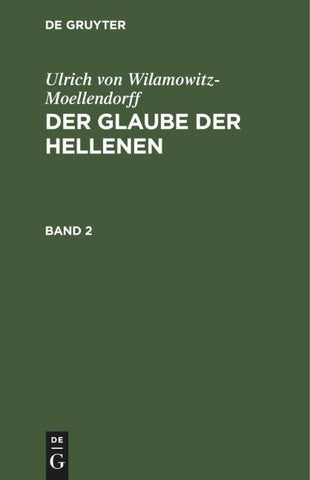 Der Glaube der Hellenen