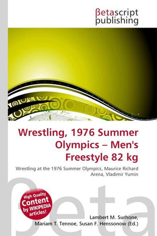 Wrestling, 1976 Summer Olympics - Men's Freestyle 82 kg