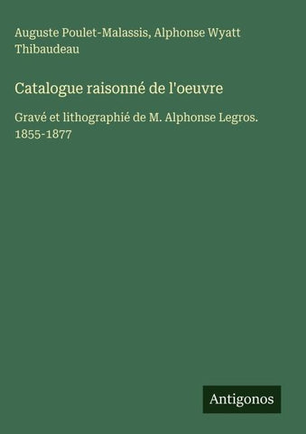Catalogue raisonné de l'oeuvre