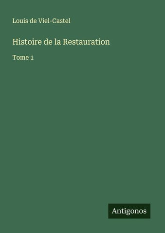 Histoire de la Restauration