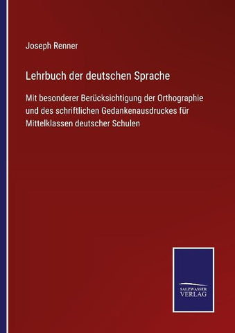 Lehrbuch der deutschen Sprache
