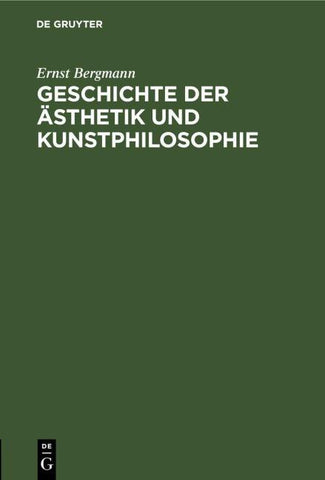 Geschichte der Ästhetik und Kunstphilosophie
