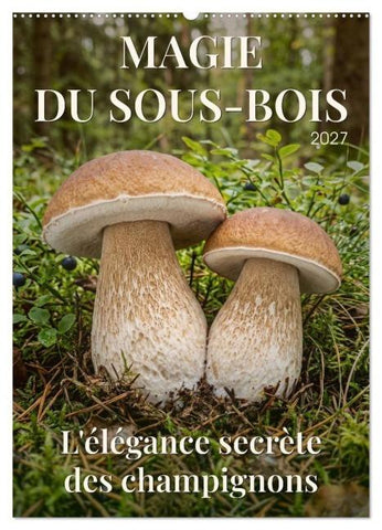 MAGIE DU SOUS-BOIS (Calendrier mural 2027 DIN A2 horizontal), CALVENDO calendrier mensuel