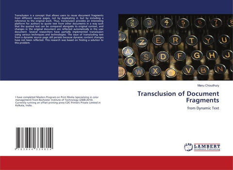 Transclusion of Document Fragments