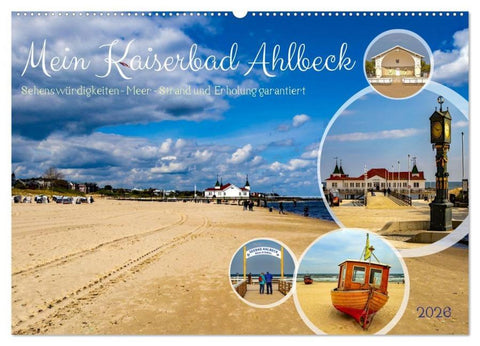 Mein Kaiserbad Ahlbeck (Wandkalender 2026 DIN A2 quer), CALVENDO Monatskalender
