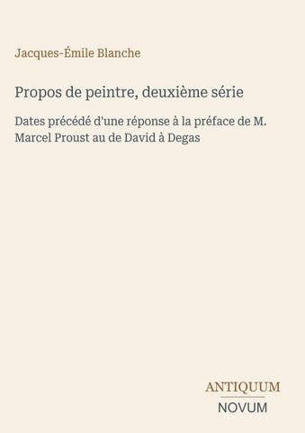 Propos de peintre, deuxième série