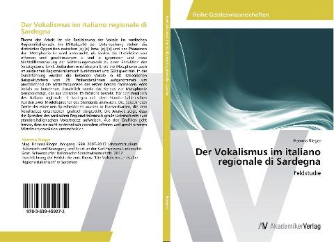 Der Vokalismus im italiano regionale di Sardegna