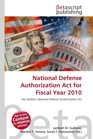 National Defense Authorization Act for Fiscal Year 2010