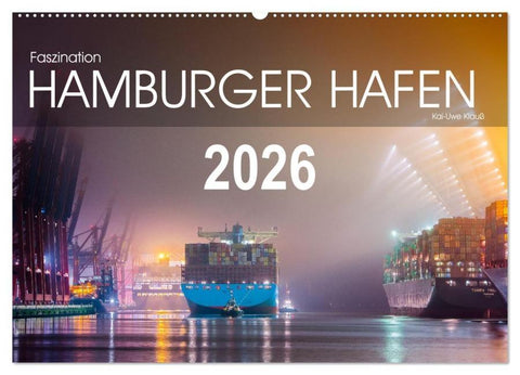 Faszination Hamburger Hafen (Wandkalender 2026 DIN A2 quer), CALVENDO Monatskalender