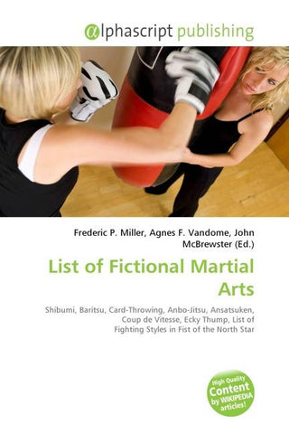 List of Fictional Martial Arts