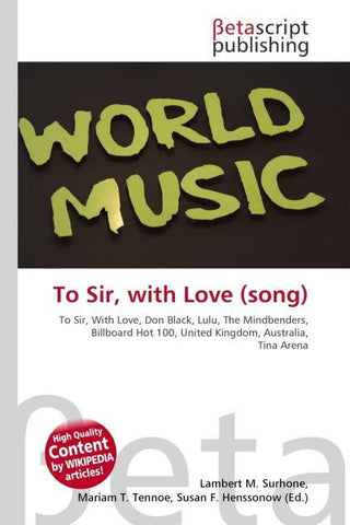 To Sir, with Love (song)