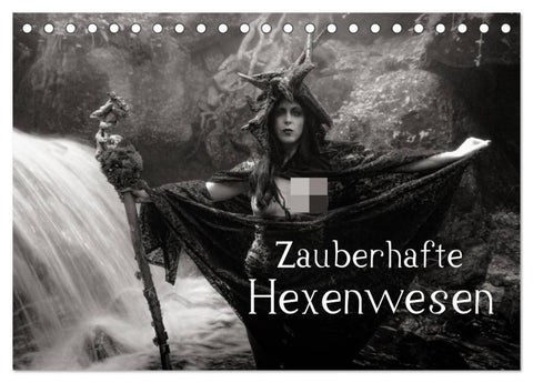 Zauberhafte Hexenwesen (Tischkalender 2026 DIN A5 quer), CALVENDO Monatskalender