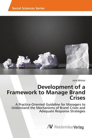 Development of a Framework to Manage Brand Crises