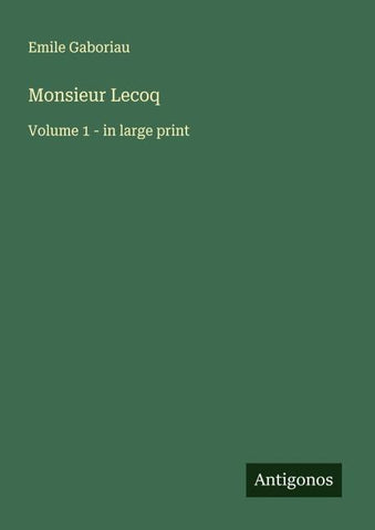 Monsieur Lecoq