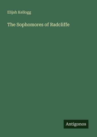 The Sophomores of Radcliffe