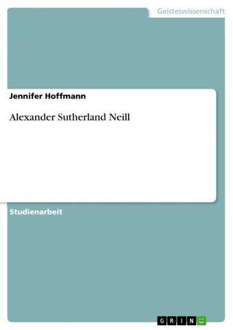 Alexander Sutherland Neill