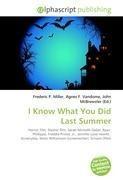 I Know What You Did Last Summer