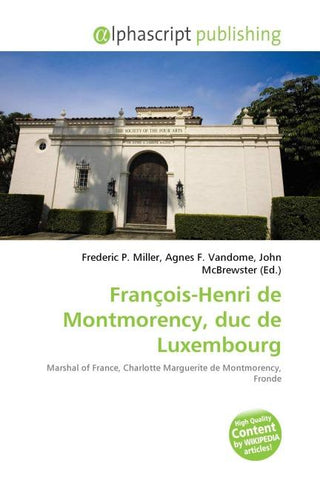 François-Henri de Montmorency, duc de Luxembourg