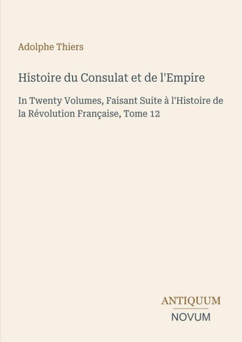 Histoire du Consulat et de l'Empire