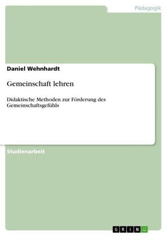 Gemeinschaft lehren