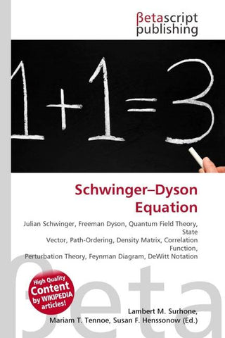 Schwinger-Dyson Equation