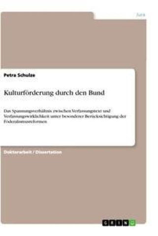 Kulturförderung durch den Bund