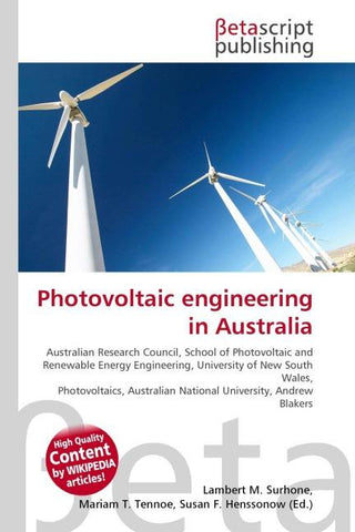 Photovoltaic engineering in Australia