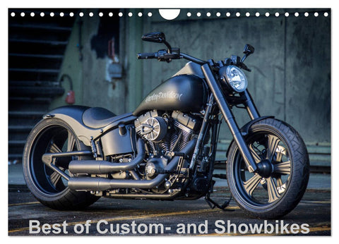 Best of Custom- and Showbikes Kalender (Wandkalender 2026 DIN A4 quer), CALVENDO Monatskalender