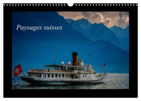 Paysages suisses (Calendrier mural 2026 DIN A3 vertical), CALVENDO calendrier mensuel
