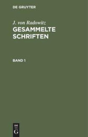 Gesammelte Schriften. Band 1