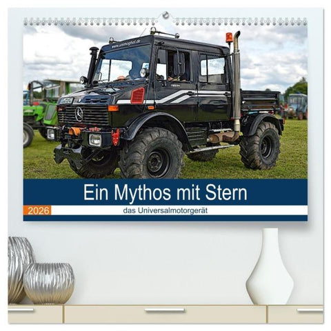 Ein Mythos mit Stern - das Universalmotorgerät (hochwertiger Premium Wandkalender 2026 DIN A2 quer), Kunstdruck in Hochglanz