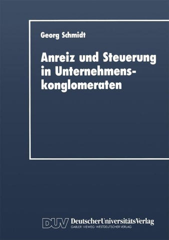 Anreiz und Steuerung in Unternehmenskonglomeraten