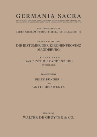 Das Bistum Brandenburg. Teil 2