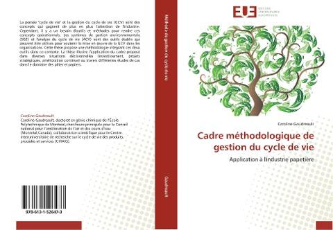 Cadre méthodologique de gestion du cycle de vie