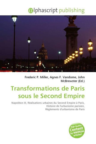 Transformations de Paris sous le Second Empire
