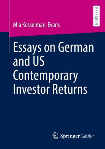 Essays on German and US Contemporary Investor Returns