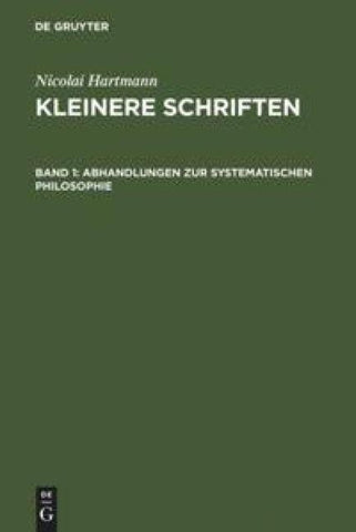 Abhandlungen zur systematischen Philosophie